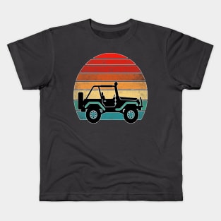 VINTAGE JEEP LOVER Kids T-Shirt